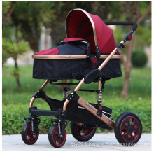 Roue en caoutchouc de luxe 2016 poussette de bébé approuvée CE pram Allemagne berceau de bébé / berceau bébé clasi / chariot de poussette bébé